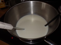 Warming the milk