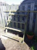 Ladder allotment in it's new place... awaiting plants